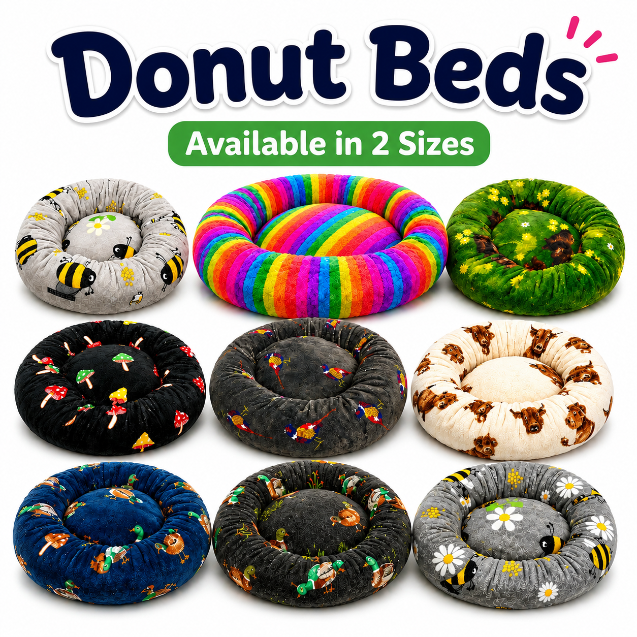 Donut Bed - Cuddle Soft - Super Soft - 2 Sizes - Image 6