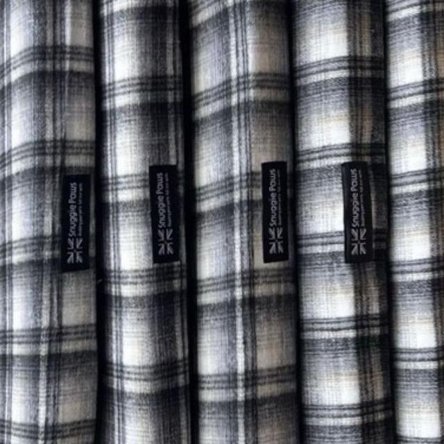Tweed Crate Mat Grey & Sandy Tartan