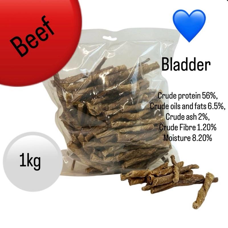 Beef Bladder Twists 1kg