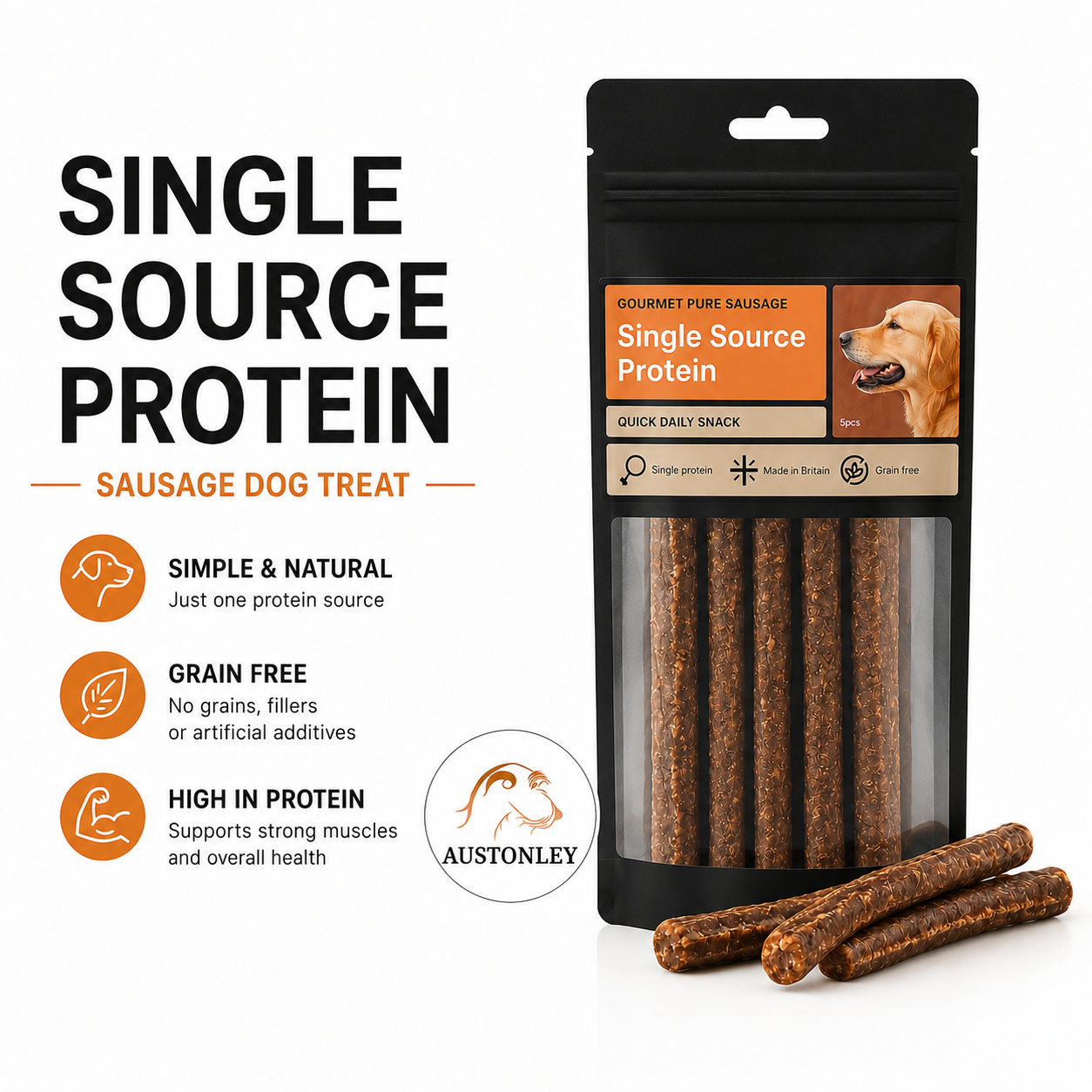 Sausage - Single Protein - 5 Pack - 8 Flavours