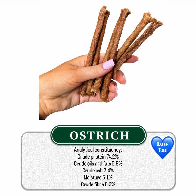 Ostrich Muscle Meat Sticks x10