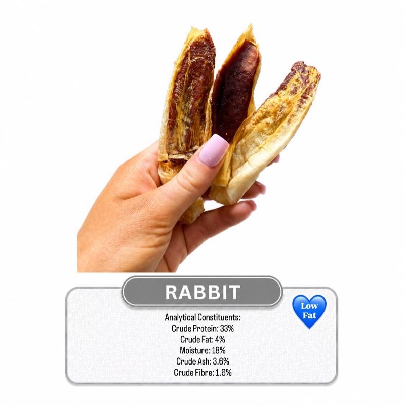 Rabbit Ear with Rabbit Meat Small 5pc