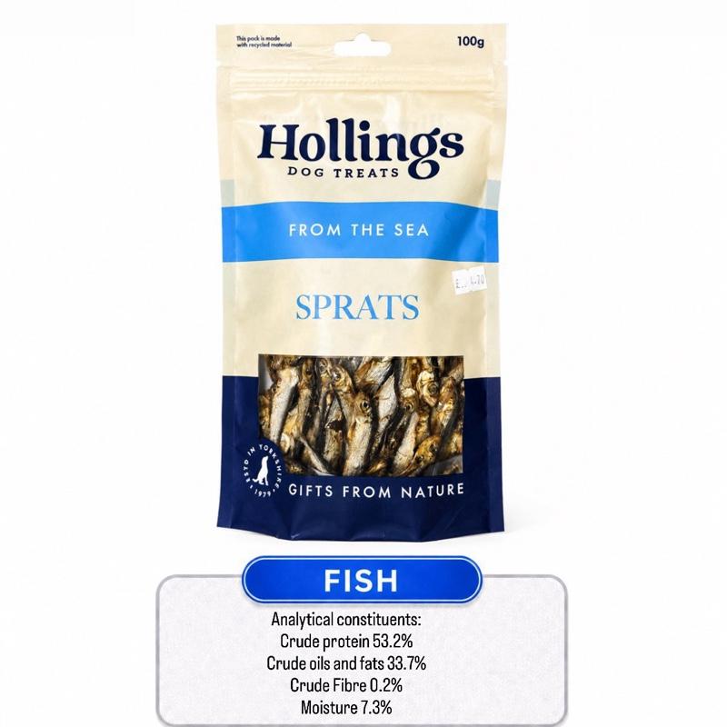 Fish - Sprats 100g